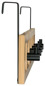 Ratanový vešiak na dvere v prírodnej farbe 33 cm Allegre – Wenko