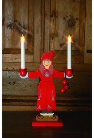 Červená vianočná svetelná dekorácia Sundborn – Star Trading