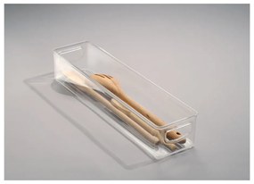 Priehľadný organizér iDesign, 40,5 x 10 cm