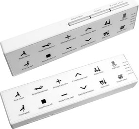 Mereo Mereo, WC s integrovaným elektronickým bidetom, RIMLESS, 592x380x430 mm, keramické, so sedátkom, MER-VSD110S2