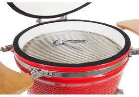 Kamado Keramický gril MAMUT SET 56cm Červený