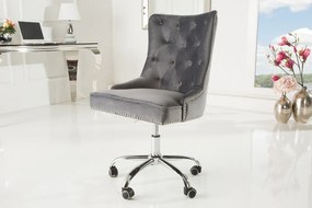 Kancelárska stolička VICTORIAN strieborná