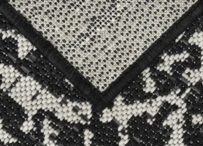 Koberce Breno Kusový koberec SUNNY 4416 Black, sivá, čierna,120 x 170 cm