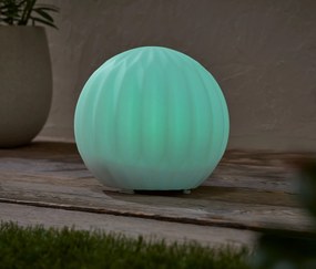 Solárne guľové svietidlo, 25 cm