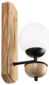 Brilagi - LED Nástenné svietidlo COTTAGE 1xG9/40W/230V dub/biela BG1505