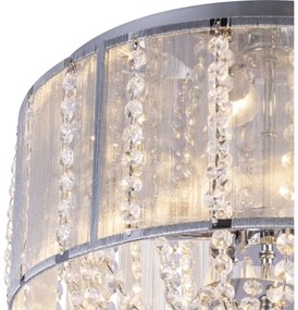 Globo 15091D - Krištáľové stropné svietidlo WALLA 4xE14/40W/230V