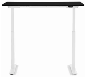 Office Smart písací stôl 120x70 cm biely/čierny
