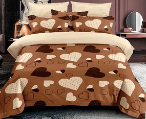 Obliečky Srdiečka 2 Bavlna 7-dielna súprava