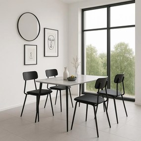 Jedálenský stôl AVENBERG MONTE 140 biely