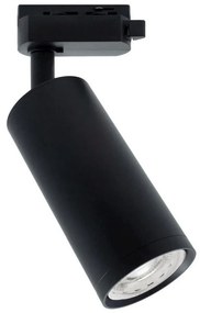 Bodové svietidlo MICA do lištového systému 1xGU10/25W/230V 1-fázové čierna