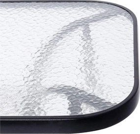 Záhradný stôl SPRINGOS GF1014​​​​​​​ - čierny