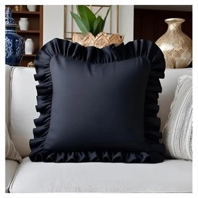 Obliečka na vankúš s prímesou bavlny 40x40 cm Ruffled – Mila Home