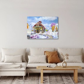 Obraz - Perníková chalúpka (70x50 cm)