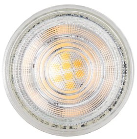 Sada 5 stmievateľných LED žiaroviek GU10 50 mm číra 4,9 W 430 lm 2700 K