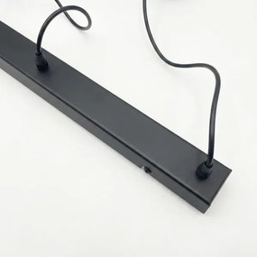 BRILAGI - LED luster na lanku RIDDY 4xE27/60W/230V čierny