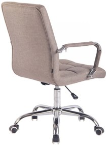 Kancelárska stolička Deli - látka - Sivo-hnedá (Taupe)