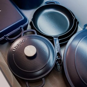 Liatinový hrniec s pokrievkou na indukciu 5,2 l LITINA SMALT – Orion