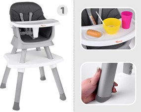 JOKOMISIADA Multifunkčná detská stolička – Sada 6 v 1 pre deti ZA5664