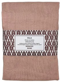 Záclona na páske Ulla polyester svetlo ružový 140x260 Merkury Home II/22