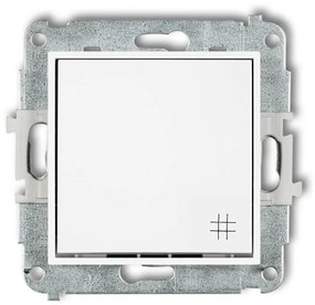 Vypínač krížový biely MWP-6 mini