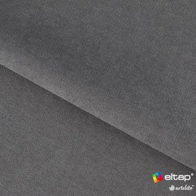 Sivá ženilková rozkladacia/s úložným priestorom pohovka 155 cm Laine – ELTAP