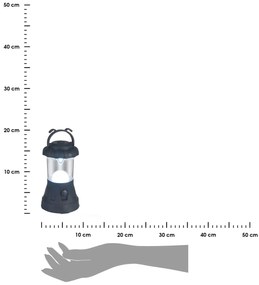 TURISTICKÝ LED LAMPÁŠ 17X8,5 CM ČIERNA