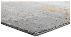 Sivý koberec Universal Mesina Mustard, 80 x 150 cm