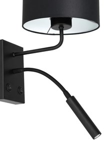 Nástenná lampa ARDEN 1xE27/60W+1xG9/8W/230V čierna/biela