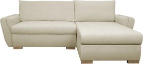 Rohová sedačka Helvetius, béžová látka