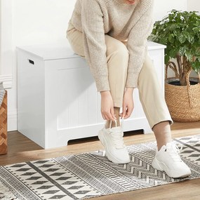 Box na hračky, úložný box, veľká kapacita, biely