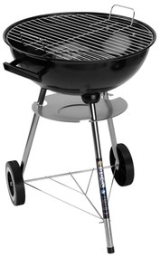 Okrúhly gril na drevené uhlie RUND 41 cm - čierny