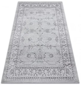 Moderný MEFE koberec 2312 Ornament, rám - Štrukturálny, dve vrstvy rúna sivá Veľkosť: 140x190 cm
