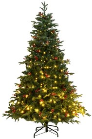 Umelý výklopný vianočný stromček s 300 LED 180 cm 3210471