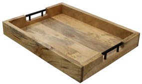 Podnos 40x5x30 z indického masívu mango Mango natural
