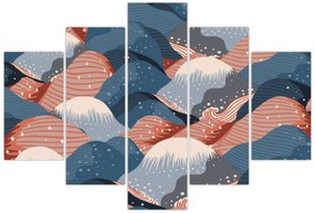 Obraz - Japonské vlny (150x105 cm)