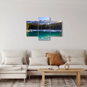 Obraz - Jazero Karersee (90x60 cm)