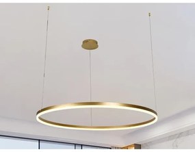 LED Stmievateľný luster na lanku LED/55W/230V 3000-6500K + diaľkové ovládanie