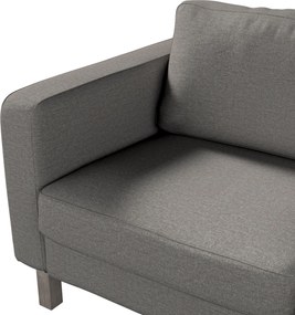 Poťah na sedačku Karlstad (nerozkladací, 2-miestny, krátky) farba produktu sivá látka zapletaná