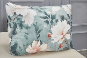 Tyrkysové 3-dielne obliečky na jednolôžko z mikrosaténu 140x200 cm Selma – My House