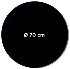 COMPACT 10 BLACK - STOLOVÁ DOSKA Ø70 cm