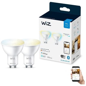 WiZ SADA 2x LED Stmievateľná žiarovka PAR16 GU10/4,7W/230V 2700-6500K CRI 90 Wi-Fi-WiZ WI0145