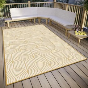Okrovožltý vonkajší koberec 80x150 cm Pangli Ochre – Hanse Home
