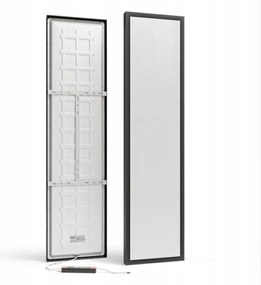 LED prisadený panel LED/60W/230V 30x120 cm čierny