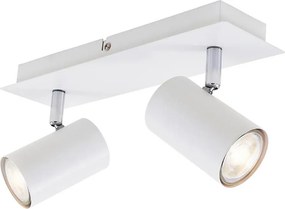 Briloner 2857-026 - Bodové svietidlo SPOT 2xGU10/40W/230V biela