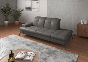 XXXLutz LEŇOŠKA, koža, mokka Sit & More - Online Only obývacie izby - 00014401218N