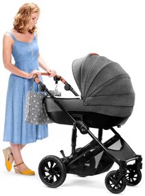 KINDERKRAFT Kočík kombinovaný Prime 3v1 Grey
