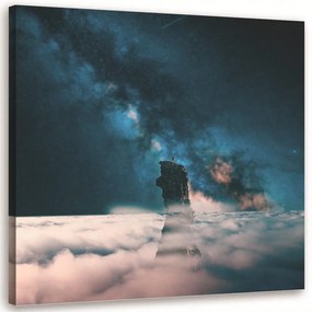 Gario Obraz na plátne Vrchol v oblakoch - Rokibul Hasan Rozmery: 30 x 30 cm