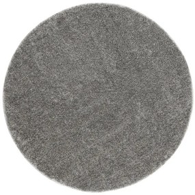 Kúpeľňový koberček Malmo sivý, kruh