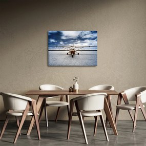 Obraz motorového lietadla (70x50 cm)