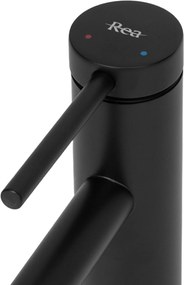 Rea Foss, vysoká umývadlová batéria h-295, čierna matná, REA-B5320